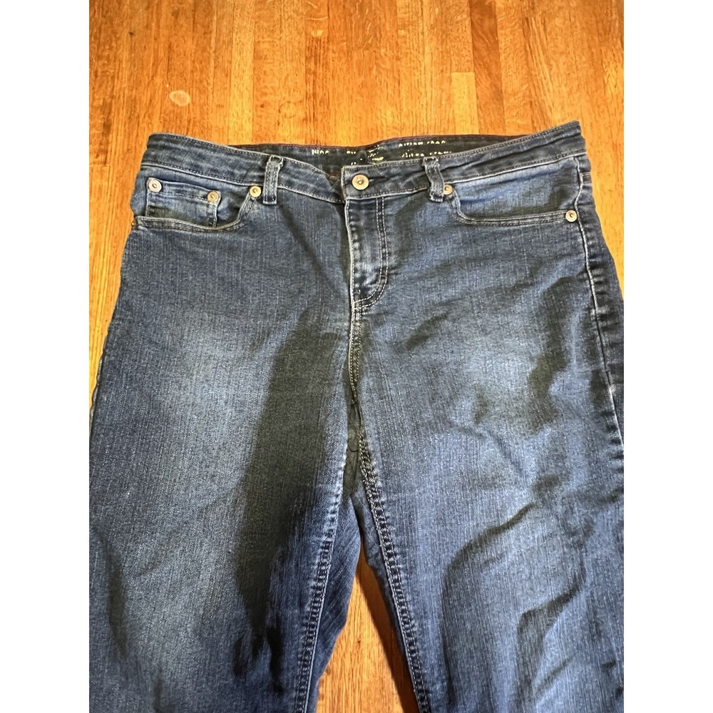 Dickies Women 10 Regular Blue Denim Stretch Bootcut Relaxed Y2K Retro‎ Jeans - Picture 2 of 9